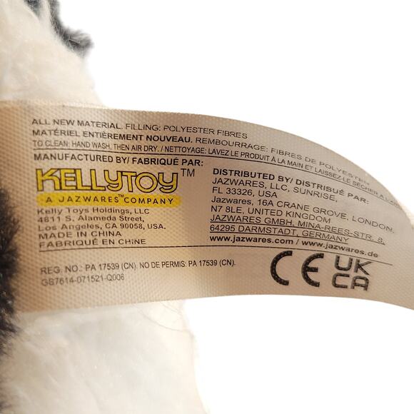 Kellytoy Jazwares Penguin Plush Stuffed Animal 18" Black White Orange Beak - Picture 15 of 16